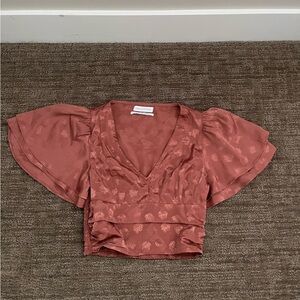flutter sleeve top